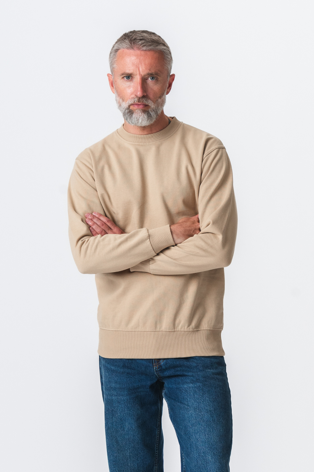 Crewneck di base - Khaki