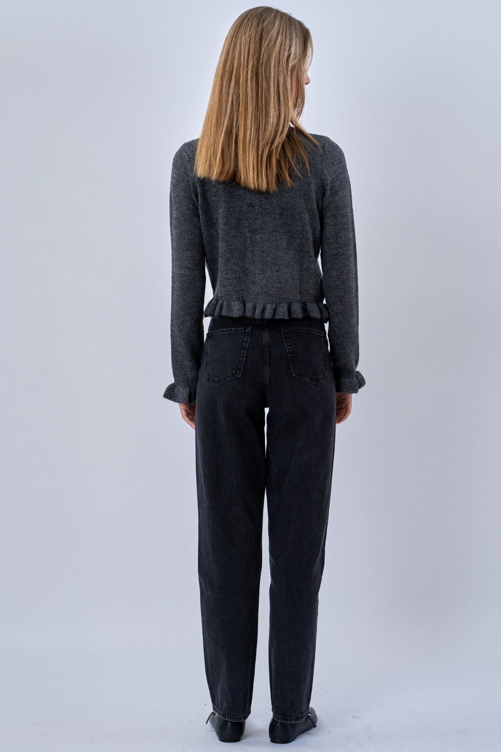 Cardigan Flora - Grigio