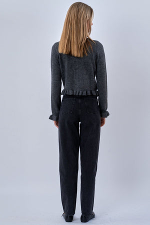 Cardigan Flora - Grigio