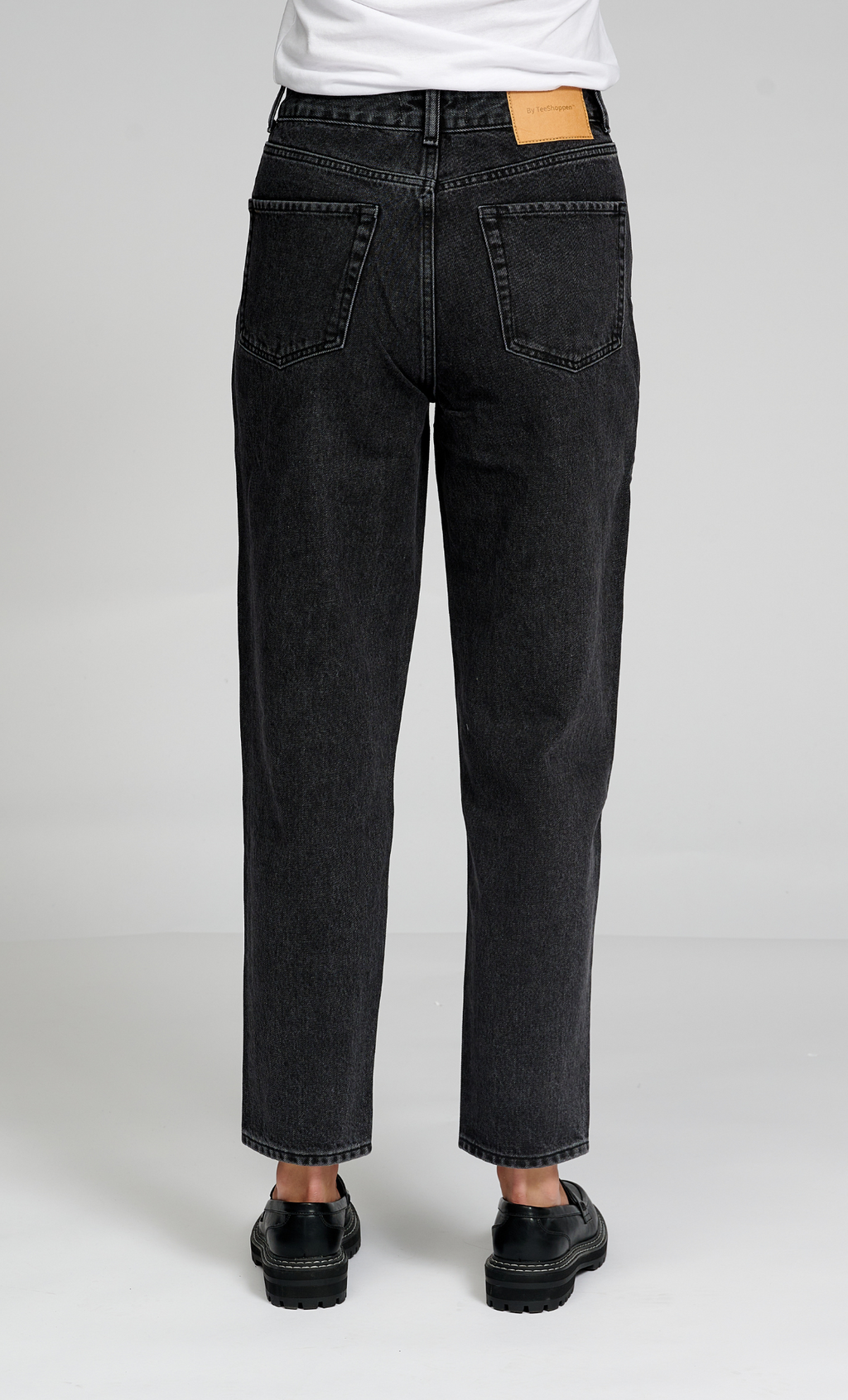 The Original Performance Mom Jeans - Denim nero lavato