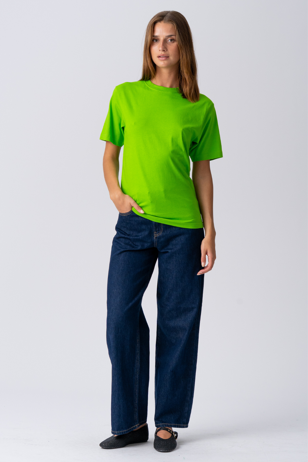 T -shirt oversize - lime