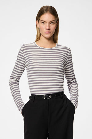 Mira Slim Cintura - argento nero