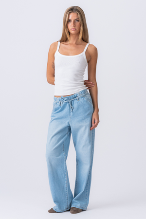 Jeans nicole largo - azzurro