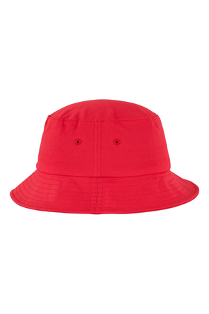 Cappello a secchiello in twill di cotone - Rosso