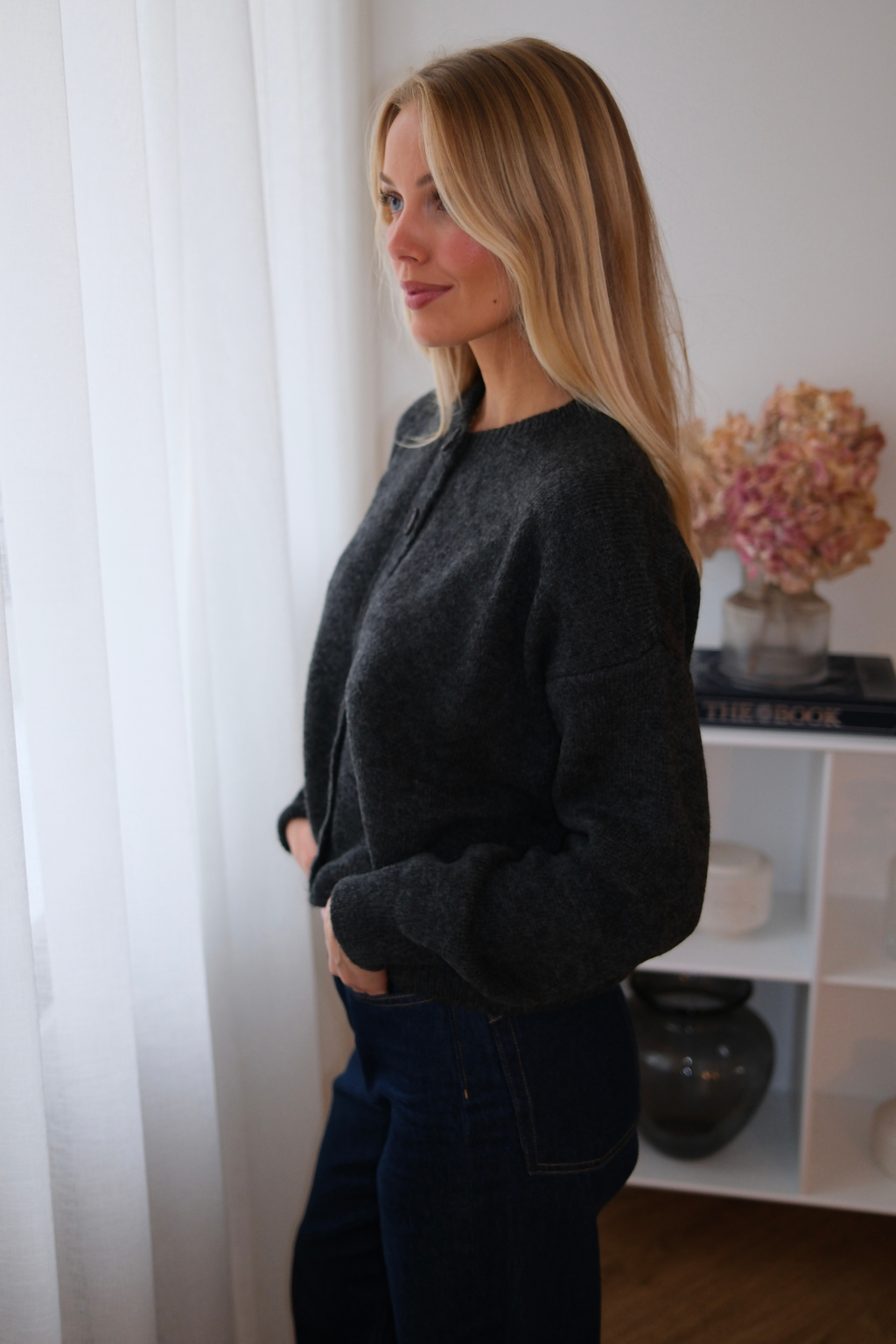 Cardigan Angelique - Grafite