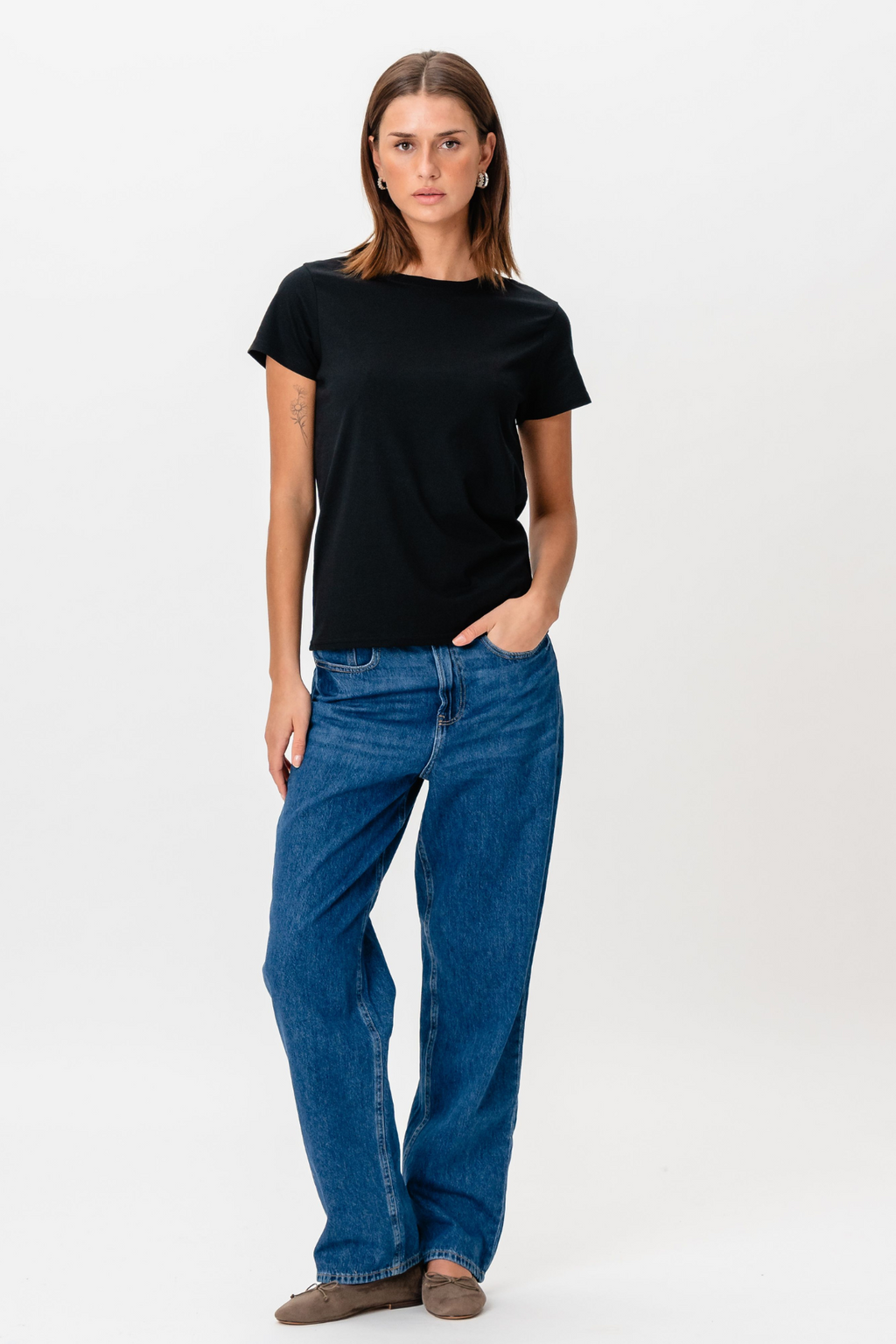 T -shirt di base - nero