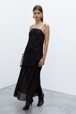 Silla Strap Dress - Black