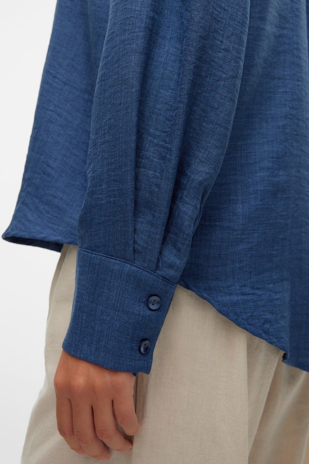 Camicia Melaney Queeny - Denim scuro melange