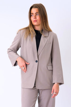 Blazer di grandi dimensioni - grigio