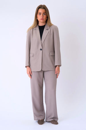 Blazer di grandi dimensioni - grigio