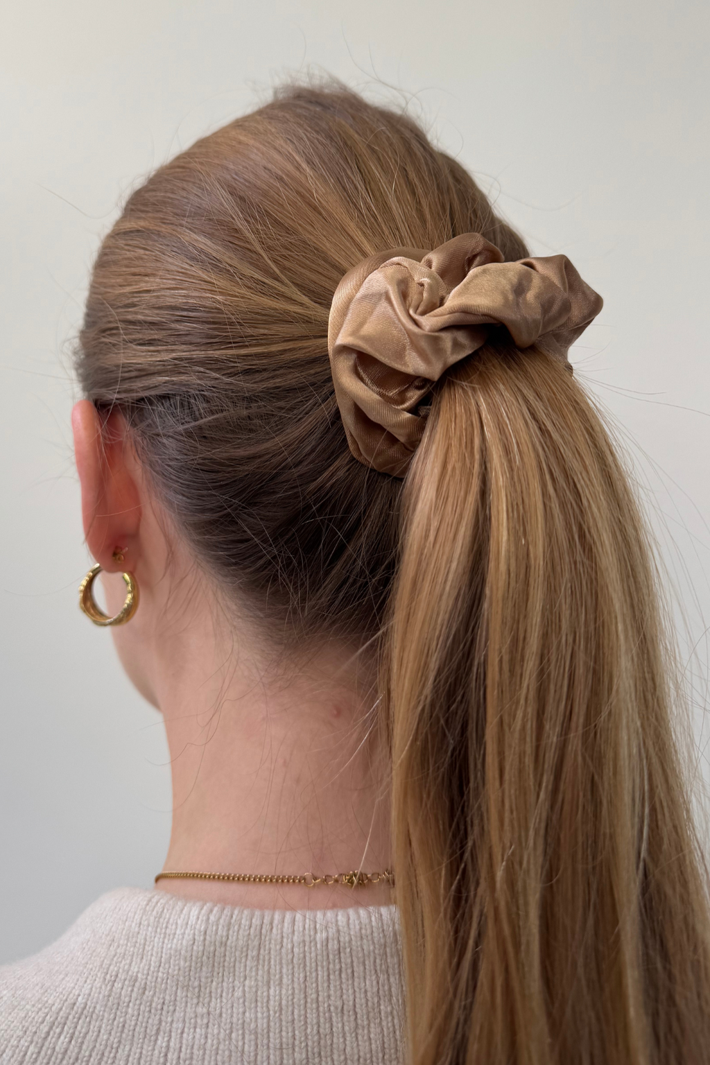 Scrunchie - marrone chiaro