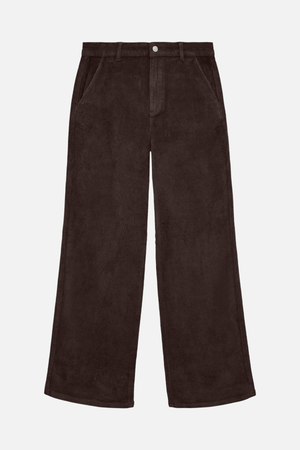 Velluto a coste di margot Pants - Torta di cioccolato