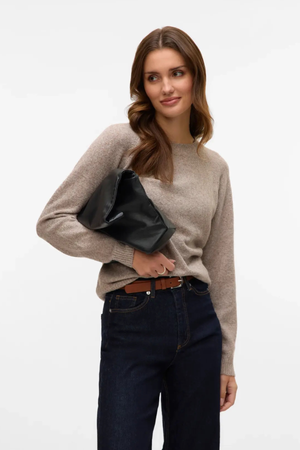 Camicetta Doffy con scollo a O - Moon Rock Melange