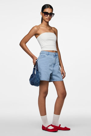 Abbi Shorts - denim azzurro