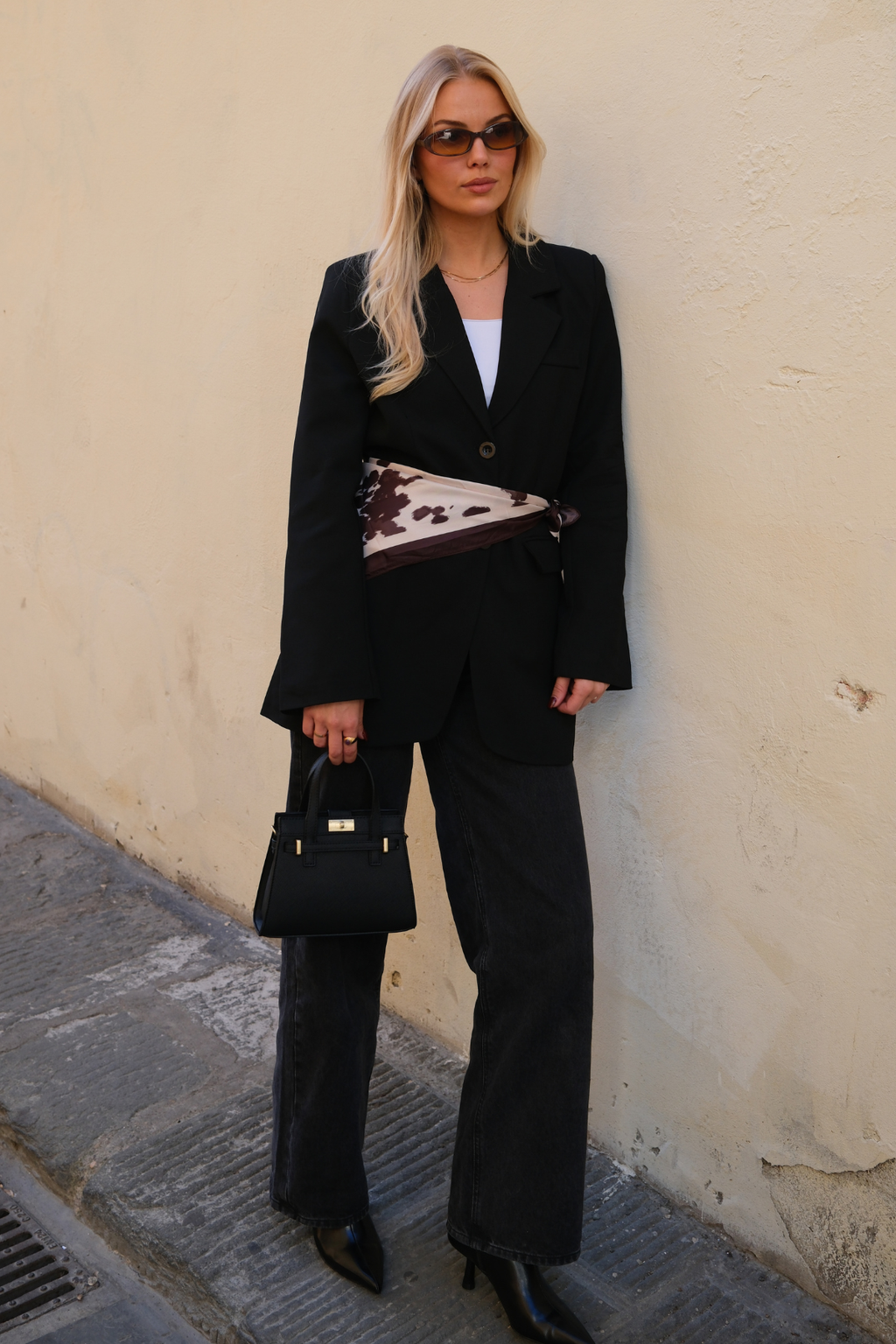 Claire Oversized Blazer - Black