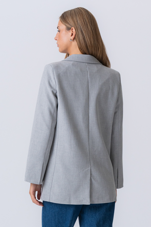 Claire Oversized Blazer - grigio chiaro