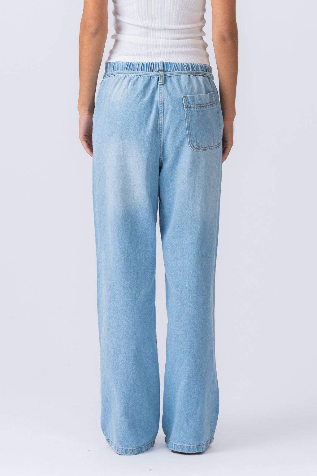 Jeans nicole largo - azzurro