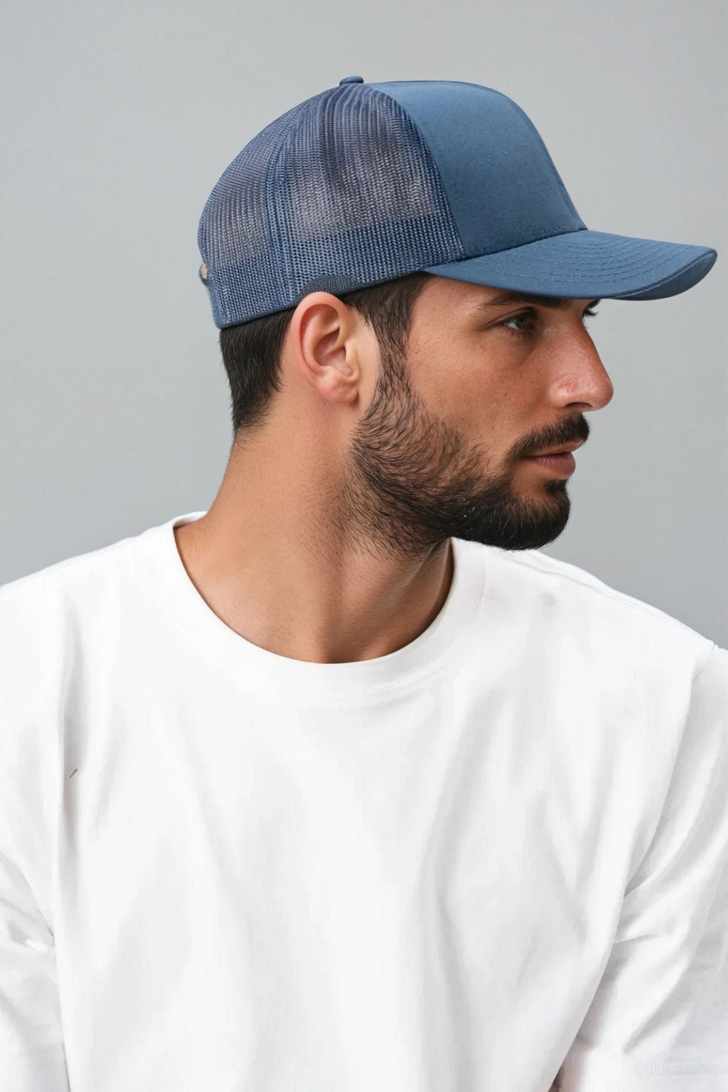 Retro Trucker Cap - Navy