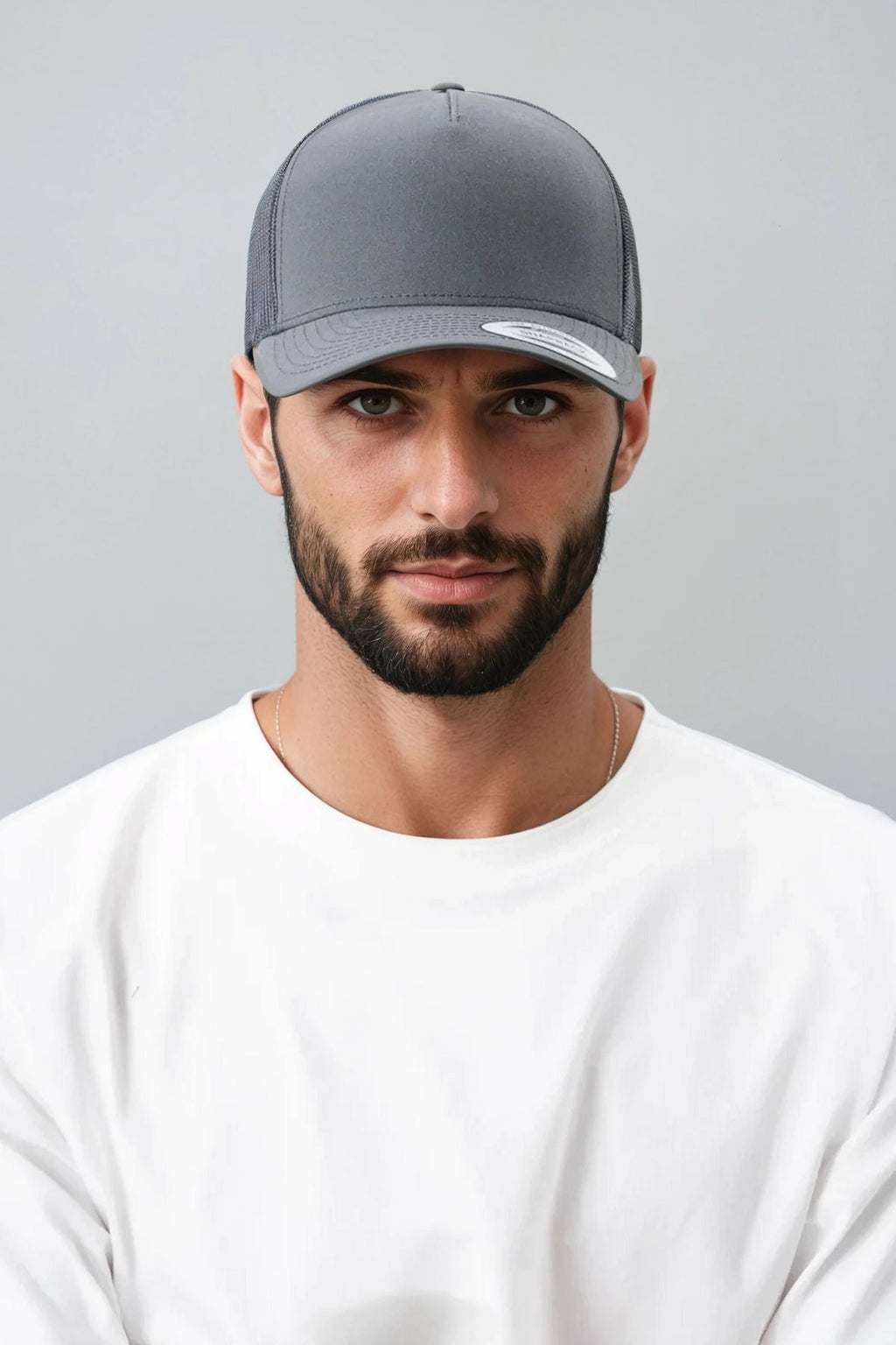 Cappellino retro Trucker - Carboncino