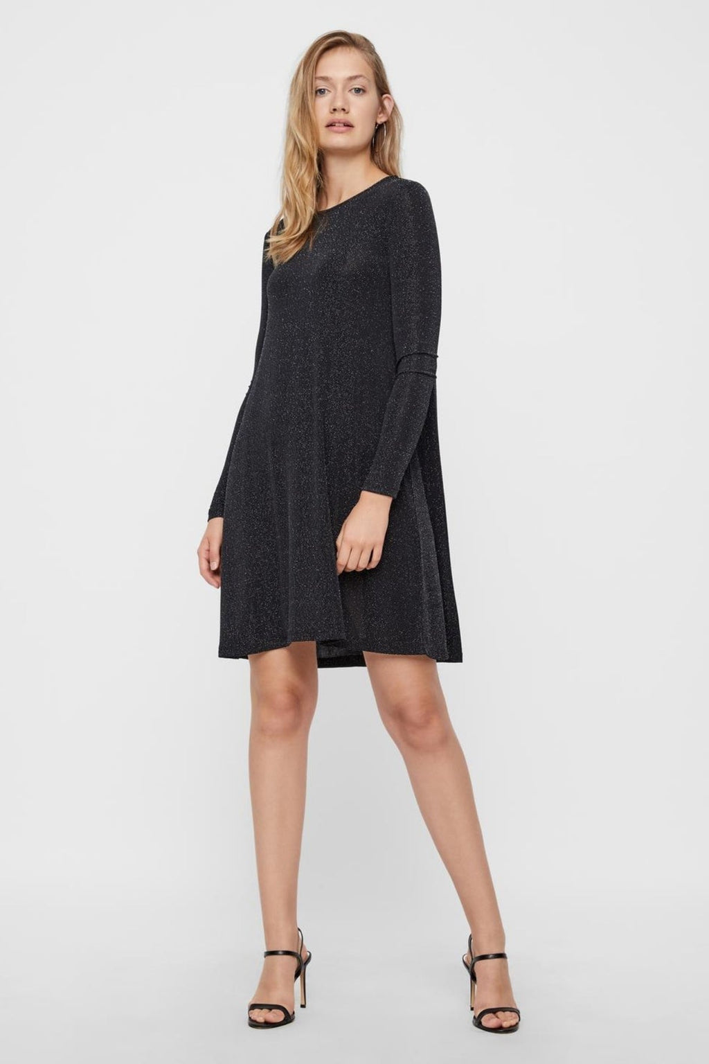 Sparkle Mini Dress - Black