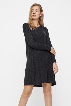 Sparkle Mini Dress - Black