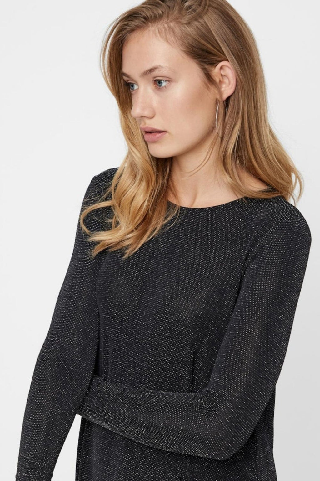 Sparkle Mini Dress - Black