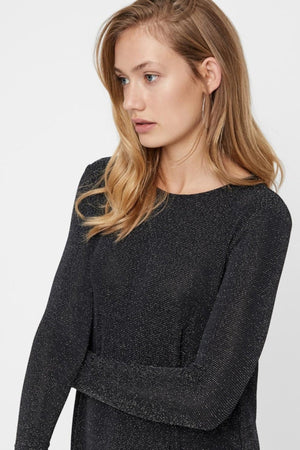 Sparkle Mini Dress - Black