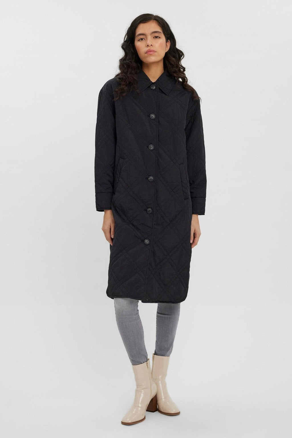 Ambere Merson Long Coat - Nero