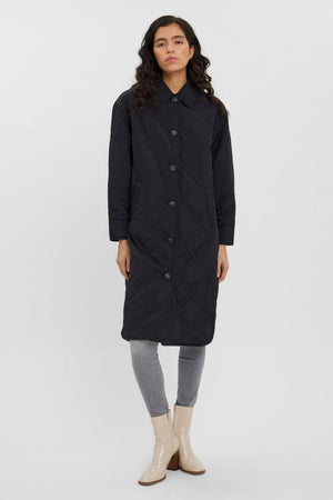 Ambere Merson Long Coat - Nero