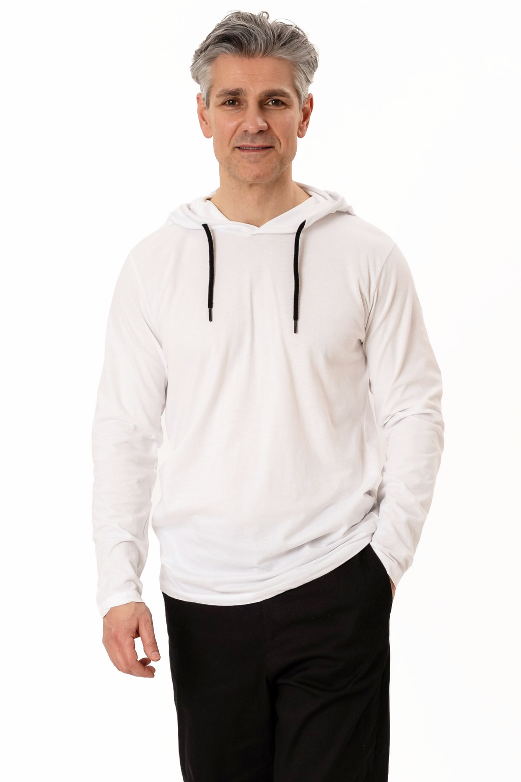 Con cappuccio leggero - bianco