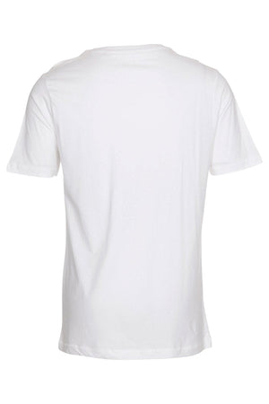 Basic T-shirt scollo a V - Bianca