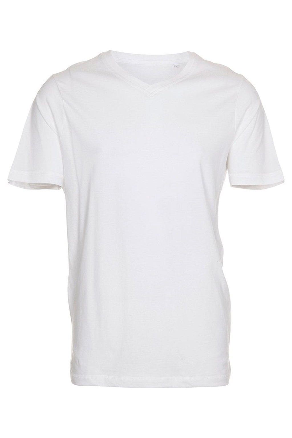Basic T-shirt scollo a V - Bianca