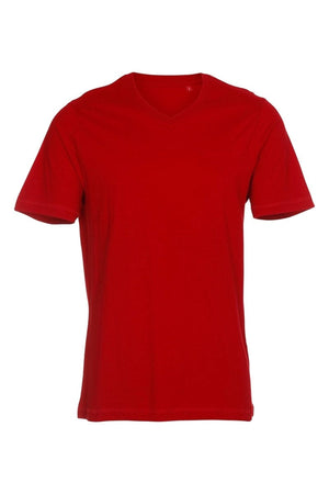 Basic V-neck t-shirt - Red