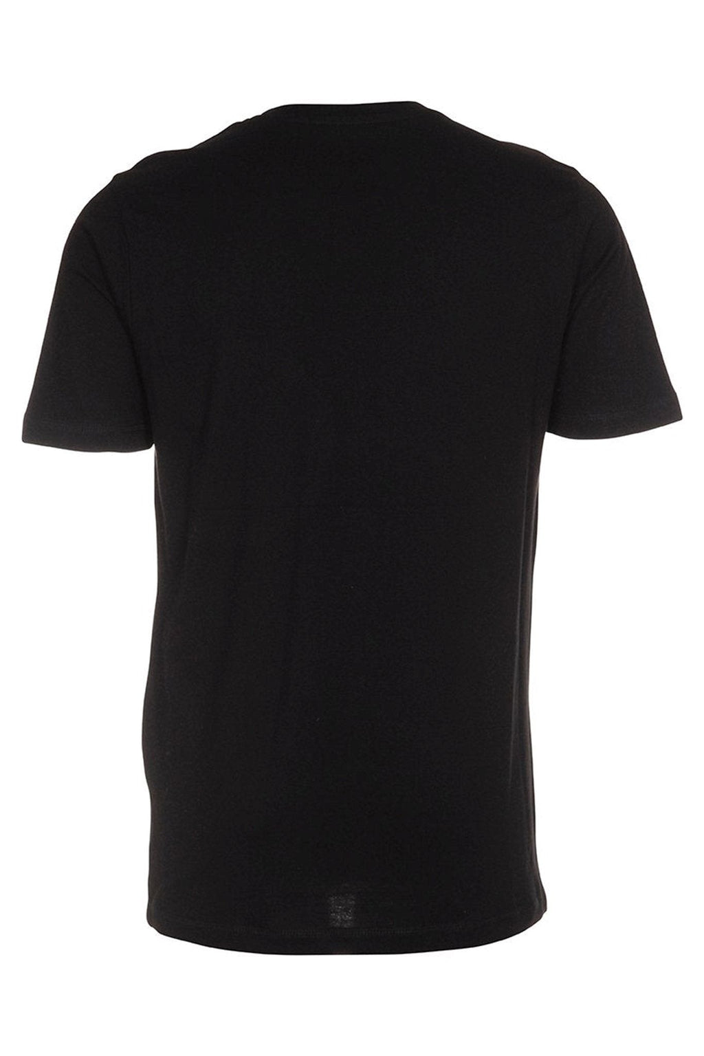 Basic T-shirt scollo a V - Nero