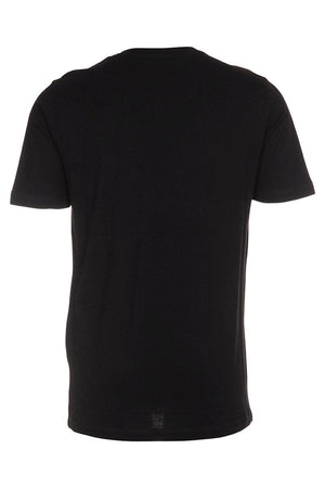 Basic T-shirt scollo a V - Nero