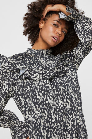 Becky Short Dress - Nero