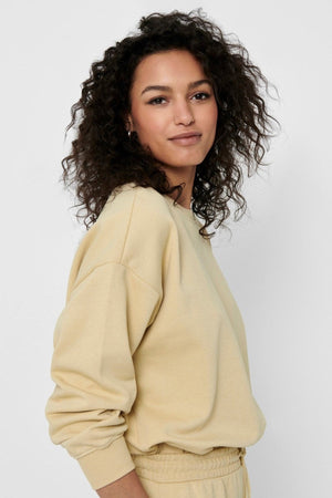 COMFY CREWNECK - color sabbia