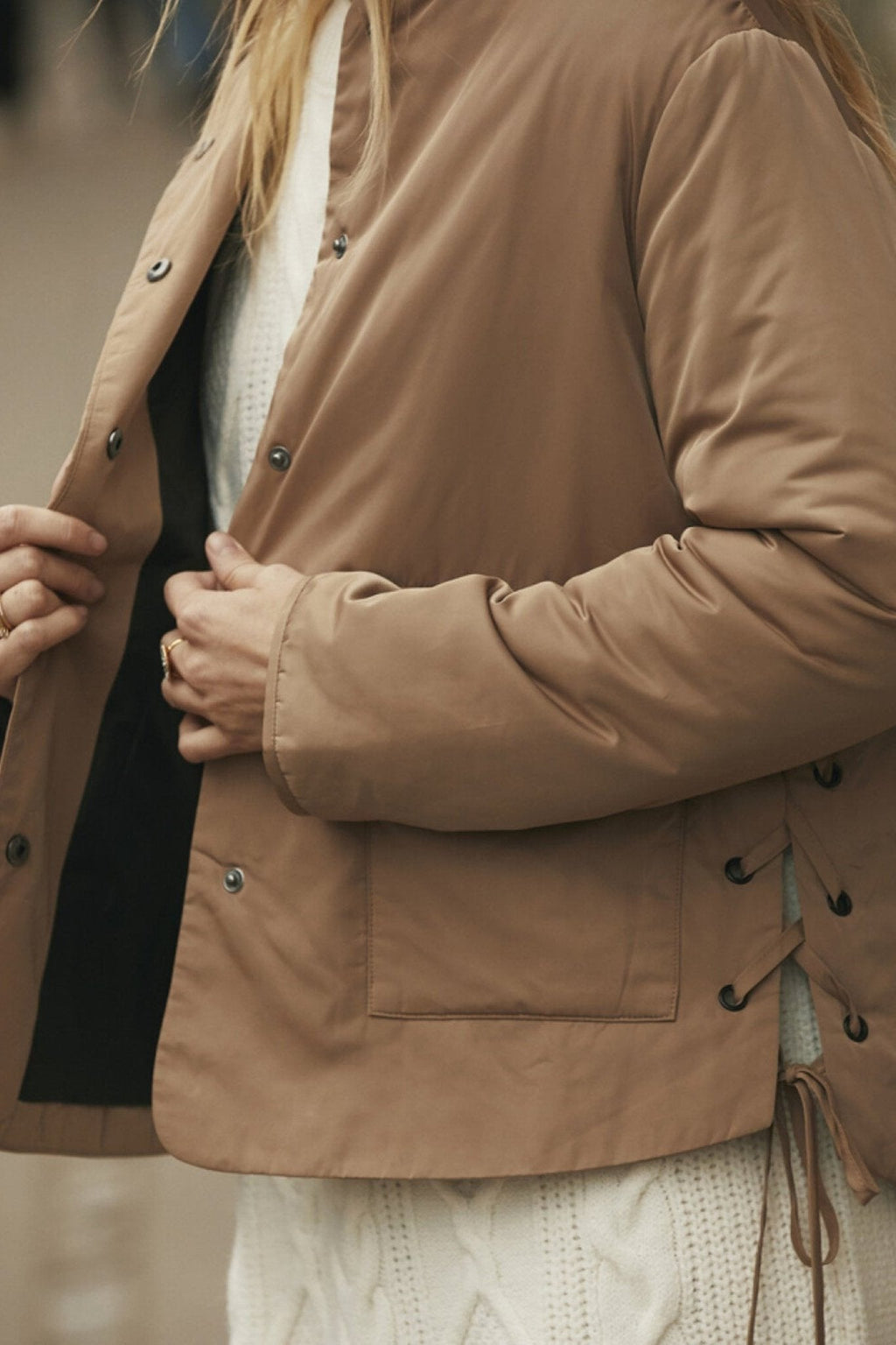 Eia Short Jacket - Sand