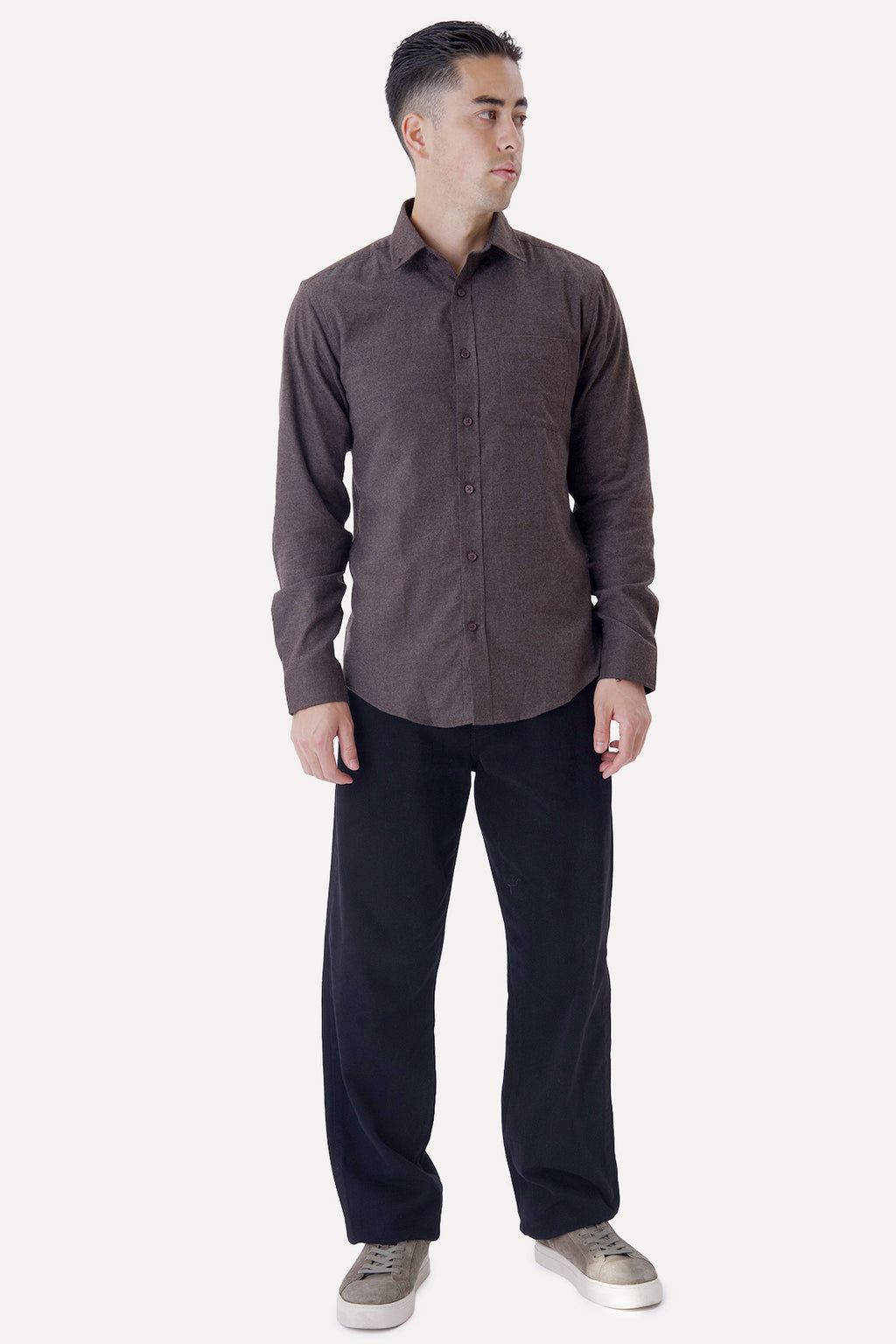 Camicia di flanella - Marrone