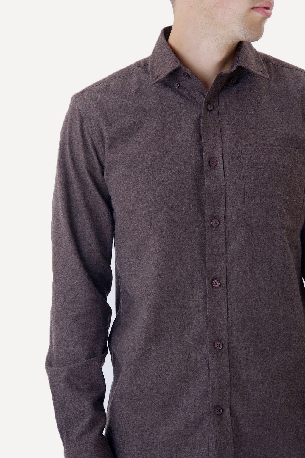 Camicia di flanella - Marrone