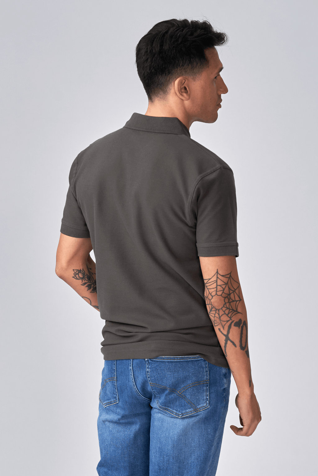 Basic Polo - Grigio scuro