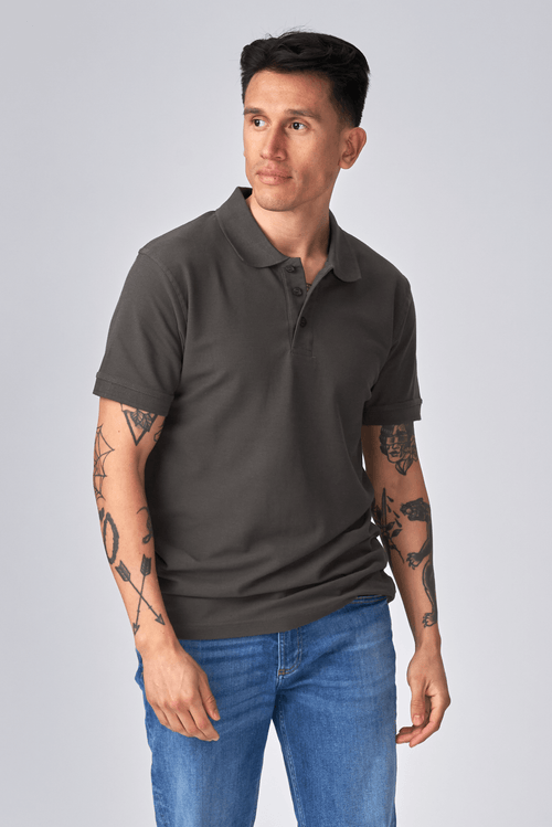 Basic Polo - Grigio scuro