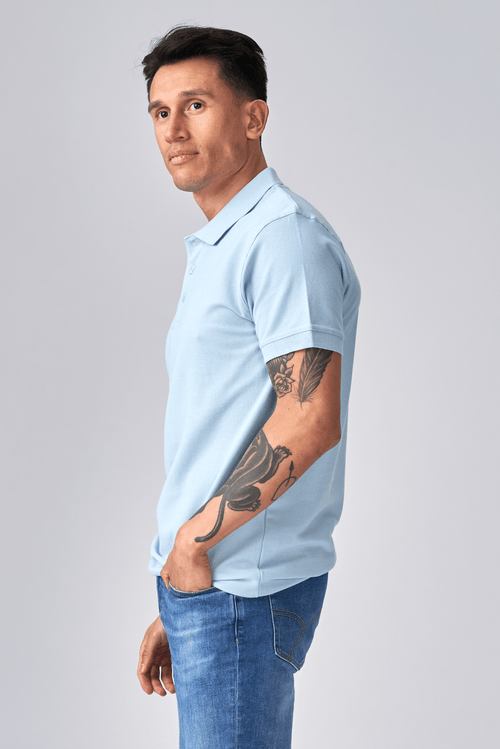 Basic Polo - Azzurro