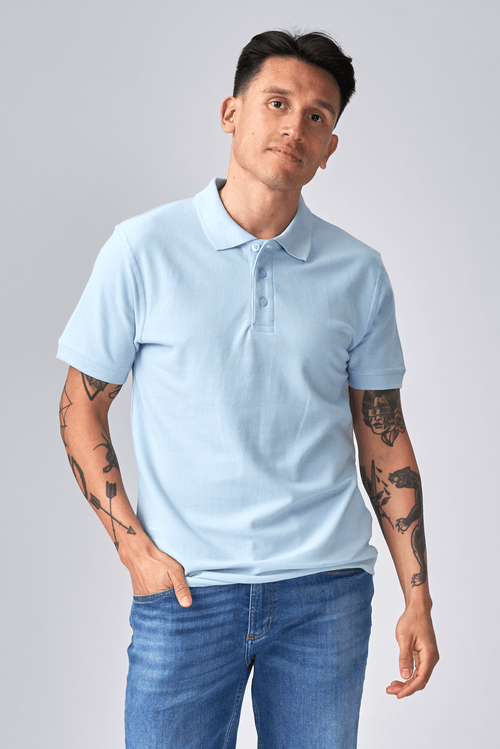 Basic Polo - Azzurro