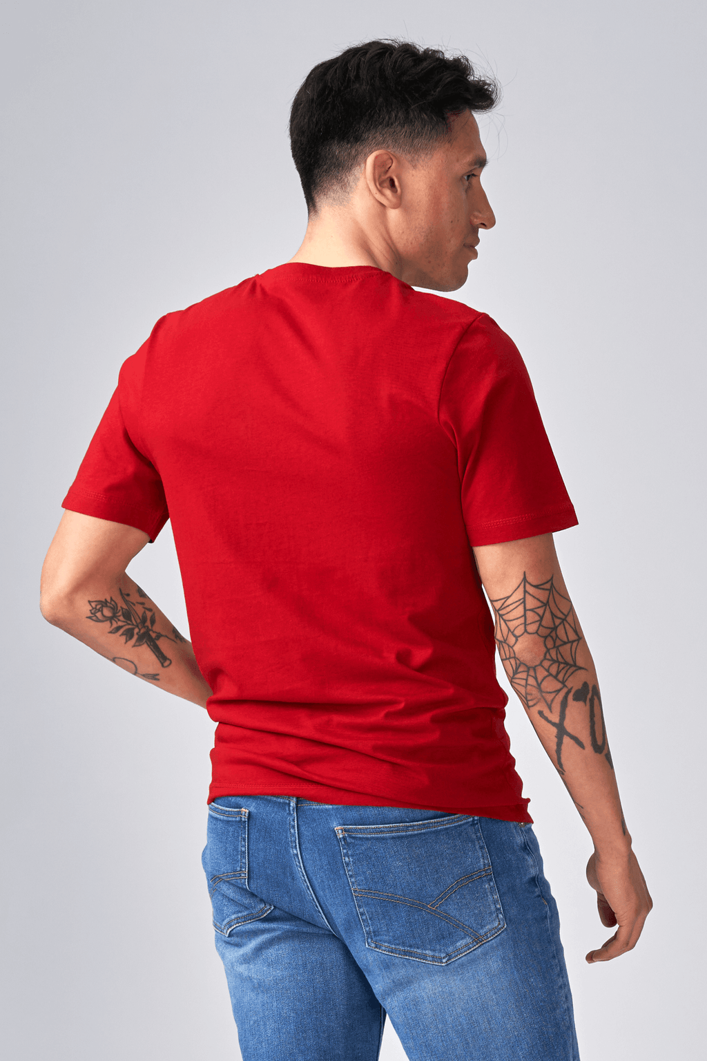 T -shirt di base organica - rosso