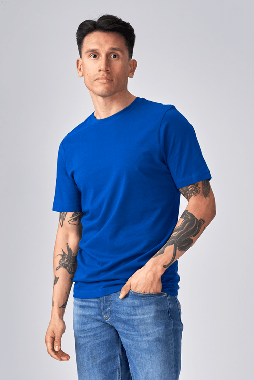 T -shirt di base - Blu svedese