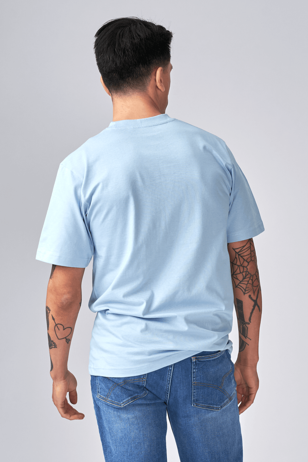 T -shirt oversize - azzurro