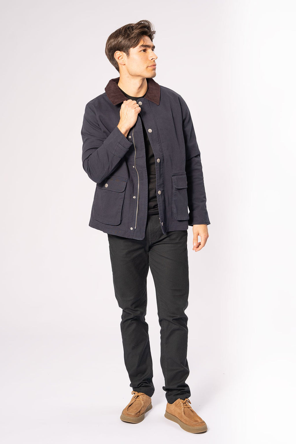 Giacca twill - blu scuro