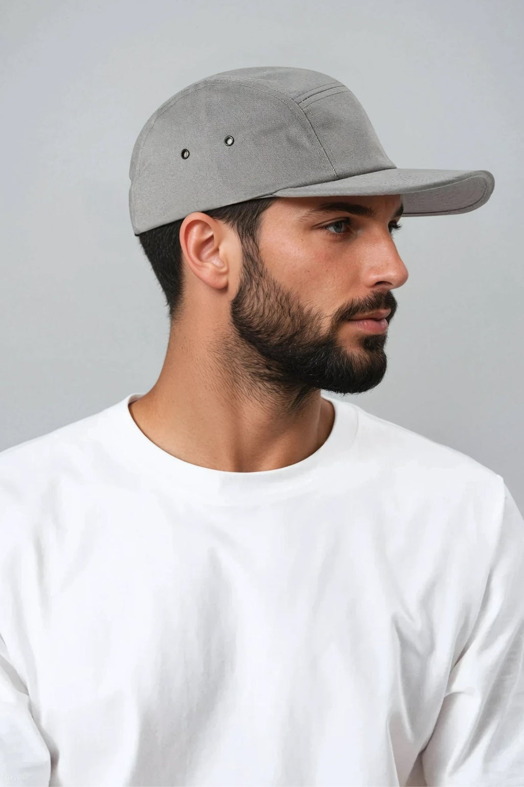Cappellino a 5 pannelli - Grigio scuro