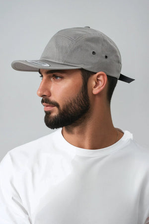 Cappellino a 5 pannelli - Grigio scuro